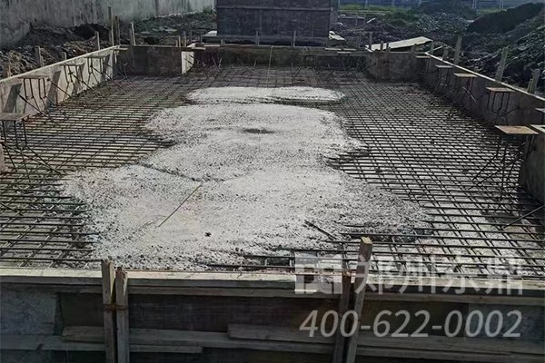 山西應(yīng)縣煤泥烘干機(jī)基礎(chǔ)建設(shè)施工現(xiàn)場(chǎng)實(shí)拍圖