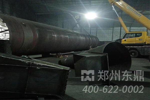 陜西彬縣1500噸煤泥烘干機(jī)設(shè)備項(xiàng)目安裝現(xiàn)場(chǎng)